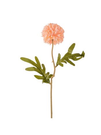 Dandelion selyemvirág szál, 38cm magas - Barack színű  AF056-04