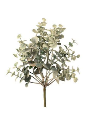 Eukaliptusz műnövény ág- 33cm magas - Ekrü