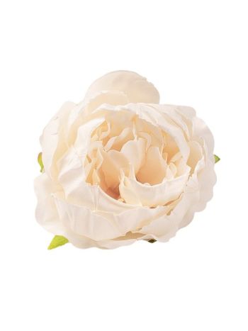 Peónia selyemvirág fej- 5.5cm - Ekrü AF119-06 12db/csomag