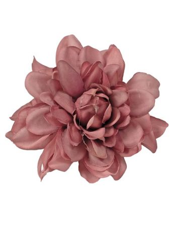 Dália selyemvirág fej- 8cm - Sötét rózsaszín AF121-03 12db/csomag
