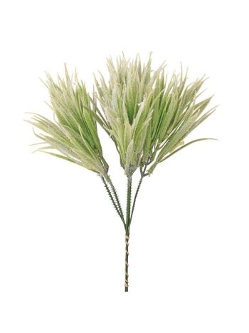 Zöld dekorlevél köteg- 6 szálas- 25cm magas