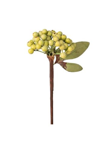 Hóbogyó műnövény- 29cm magas - Zöld