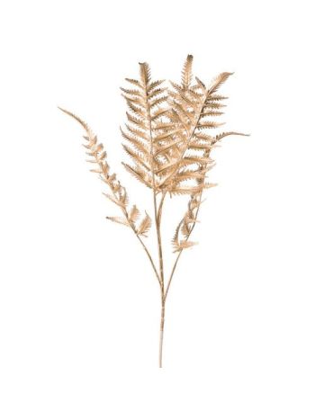 Páfrány ág- 71cm magas - Arany