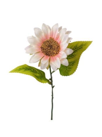 Napraforgó selyemvirág csokor- magasság: 37cm - Ekrü