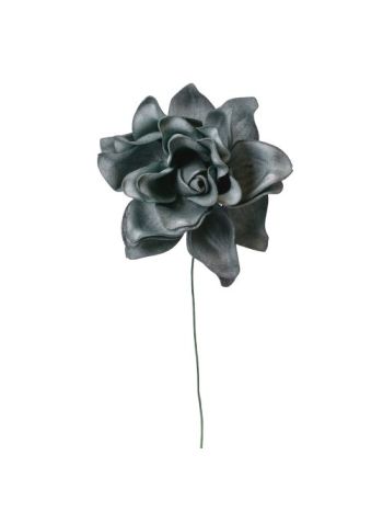 Gardenia selyemvirág szál- 24cm magas - Sötétzöld