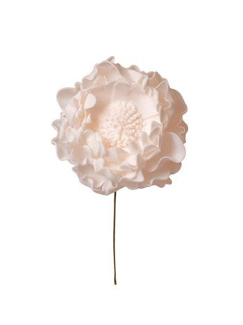 Peonia selyemvirág szál- 26cm - Világos pezsgő