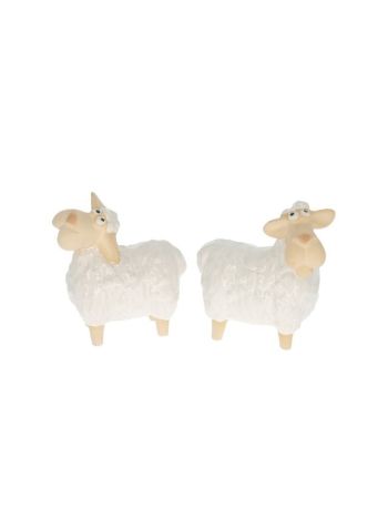 B&aacute;r&aacute;ny &aacute;ll&oacute; ker&aacute;mia 9-8x5-9x10-4 cm feh&eacute;r 2 f&eacute;le DD67351