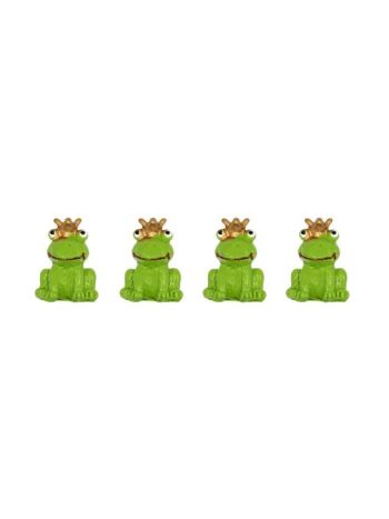 Béka poly 4-1x2-5x2-1cm zöld S/4  DD58527