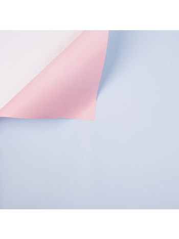 Kétszínű fólia tekercs 58cm x 10m - Rózsaszín / Kék 58cm x 10m DC58-1868