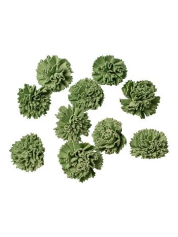 Shola szegfű 4cm 10db/csom - Zsályazöld