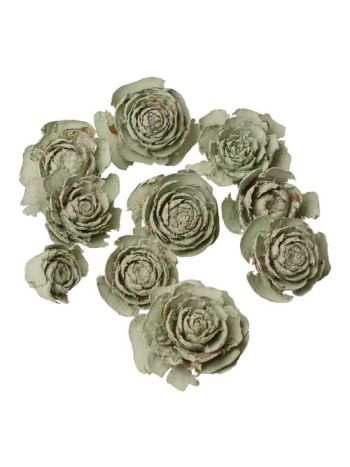 Cédrus rózsa 3-5cm 10db/csom - Zsályazöld