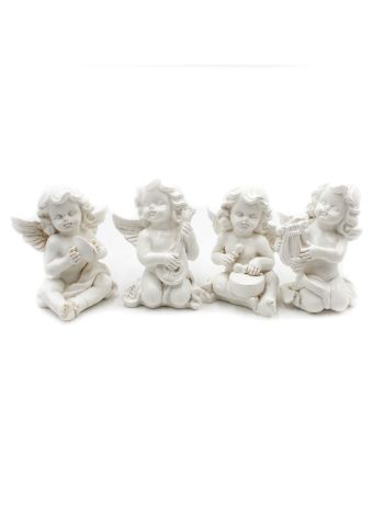 ANGYAL ÜLŐ HANGSZERREL 4/240 10x7x5 cm 4 FÉLE