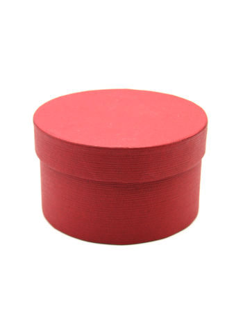 PAPÍRDOBOZ KEREK 4/96 14x8 cm BORDÓ