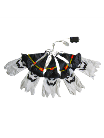 SZELLEMFÜZÉR 5 DB-OS LEDES 1/60 3mx45 cm- SZÍNES FÉNYŰ