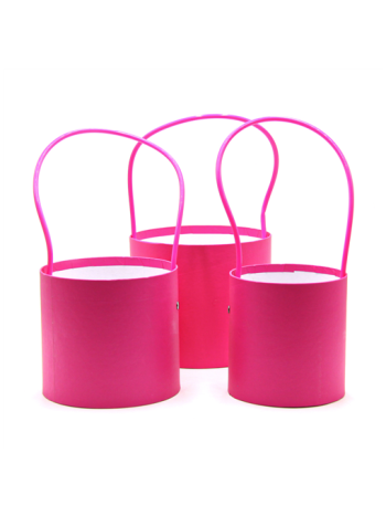 PAPÍRDOBOZ 3 DB 1/45 12x12, 14x13; 15,5x13,5 cm PINK