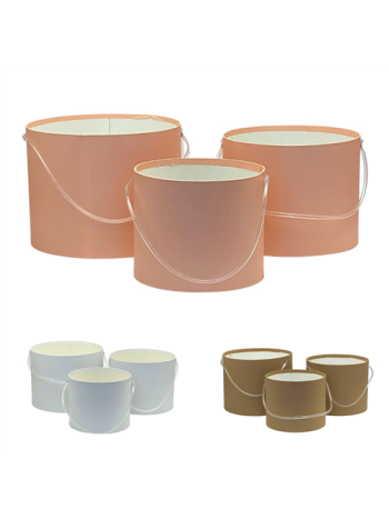 PAPÍRDOBOZ 3 DB 1/24 15-5x13; 18x15; 21x16 cm 3 SZÍNBEN