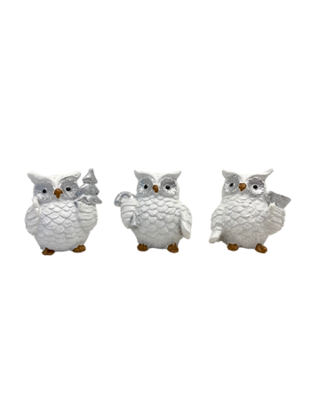 BAGOLY FEHÉR 3/480 4-5x5-5 cm 3 FÉLE