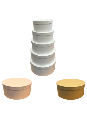 PAPÍRDOBOZ 5 DB 1/6 19x9;22x10;25x11;28x12;31x12-5 cm 3 SZÍNBEN