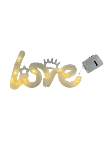 LEDES LOVE FELIRAT 50/600 10-5x6 cm 2 SZÍNBEN