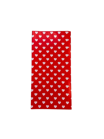 CSOMAGOLÓFÓLIA 20 DB SZÍVES 1/100 57x57 cm