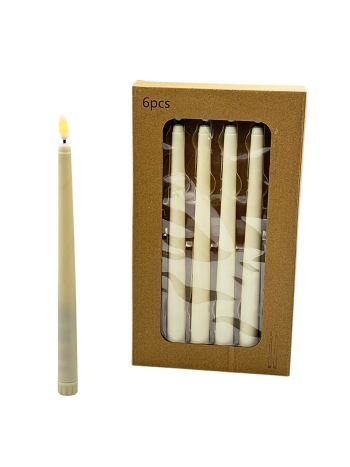 GYERTYA LEDES 6 DB 1/80 28 cm
