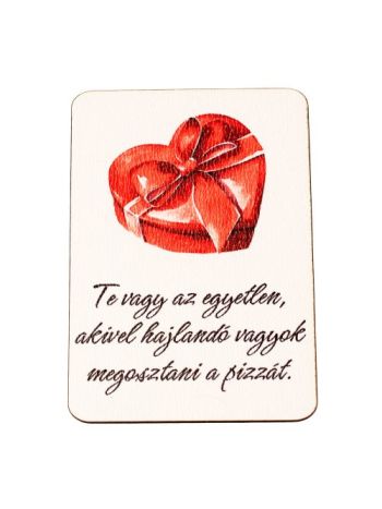 4db.  feliratos dekor fa tábla 7 x 5cm