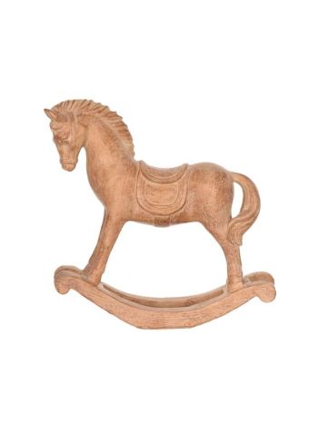 Hintaló poly- 9x3x10 cm- barna- SSS