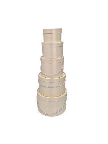 Kalapdoboz papír 13x9-25x17 cm pezsgő S/5