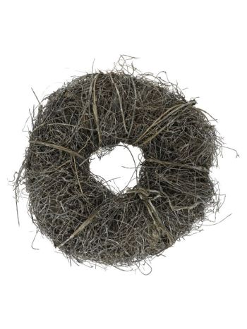 Koszorú vessző deres 30x11 cm barna