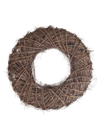 Koszorú vessző 60x14 cm fehér