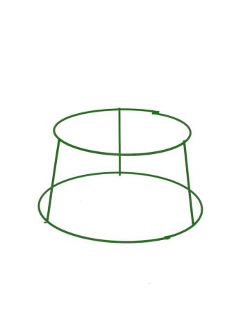 Koszorúalap fém 2/25 zöld S/10 1-64 kg