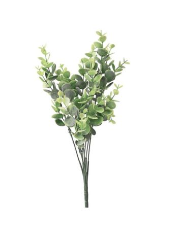 Eukaliptusz csokor- 7 ágú- 34cm magas - Világoszöld