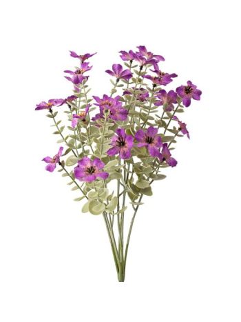 Selyemvirág csokor- 40cm magas - Lila