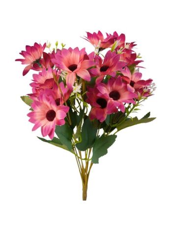 Selyemvirág csokor- 37cm magas - Ciklámen