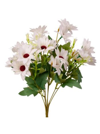 Selyemvirág csokor- 37cm magas - Fehér