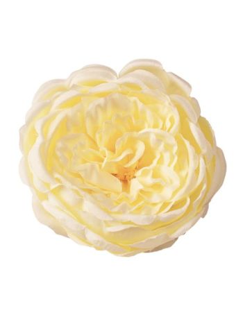 Angol rózsa selyemvirág fej- 10.5cm - Krém