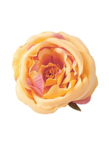 Peónia selyemvirág fej- 7cm - Krém