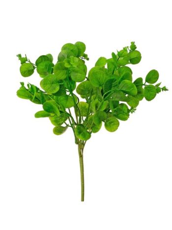 Pénzlevelű pilea műnövény- 5 ágú- 40cm magas - Sötétzöld