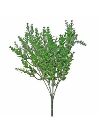 Műnövény bokor- 7 ágú- 33cm magas - Zöld