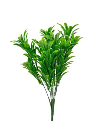 Műnövény bokor- 7 ágú- 34cm magas - Világoszöld
