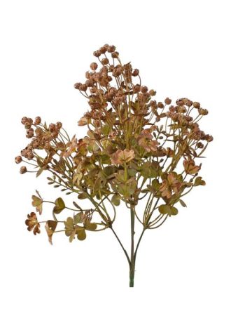 Műnövény bokor- 5 ágú- 35cm magas - Barnás zöld