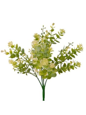Műnövény bokor- 5 ágú- 34cm magas - Világoszöld