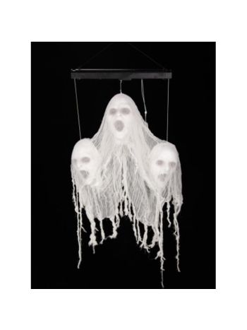 Lebegő koponyák Halloween mozgó- hangot adó