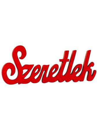 4 db. fa Szeretlek