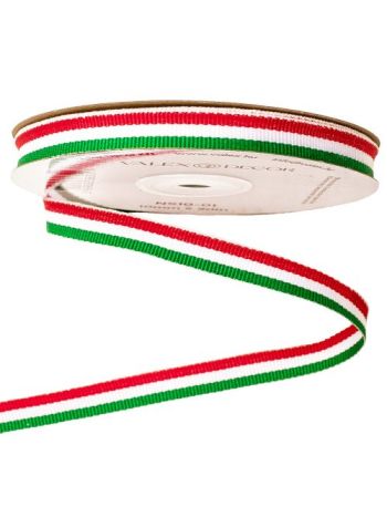 Magyar nemzeti színű szalag- anyagában színes- 2 oldalas - 10mm x 20m