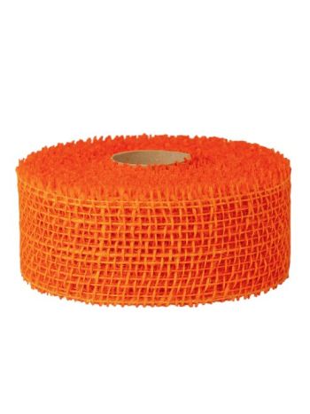 Juta szalag 5cm x 9m - Narancssárga
