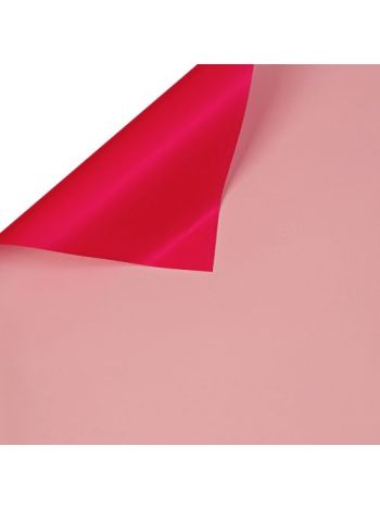 Kétszínű fólia ív 58cm x 58cm- 20db - Rózsaszín / Magenta