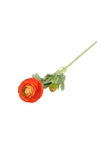Selyemvirág boglárka 51cm narancs