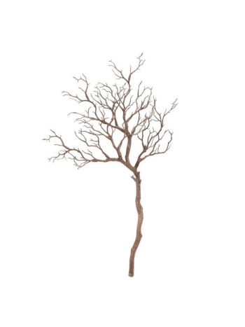 Selyemvirág faág műanyag 90 cm barna