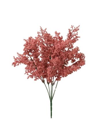 Selyemvirág hanga csokor műanyag 38 cm rózsaszín